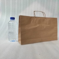 Paperbag Tas Kertas Kraft Coklat 30x23x7 cm kraft coklat 125gsm polos