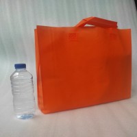 Tas Spunbond Press Bawah Lipat Samping dengan Tali Bahan Non Woven Spunbond 75gsm