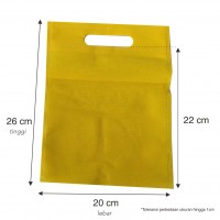 Goodie Bag Spunbond Tas Spunbond Pond Tanpa lebar Samping 20x26cm 65gsm