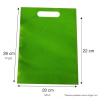 Goodie Bag Spunbond Tas Spunbond Pond Tanpa lebar Samping 20x26cm 65gsm