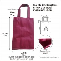 Tas Spunbond HLS Dus Nasi 27x35x26cm