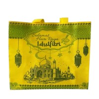 Tas spunbond lebaran box bag 35x40x12cm tas lebaran bawah kotak tote bag lebaran