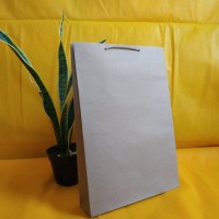 Paperbag Tas Kertas Kraft Coklat 29x36x8cm kraft coklat 125gsm polos