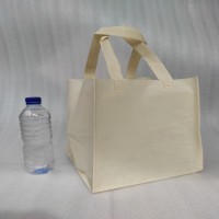 Goodie Bag Tas Spunbond Model Box Bag Jahit Dengan Tali 25,5x28x24,5