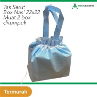 Tas Serut Nasi 22x22 Tas spunbond hantaran serut tas spunbond serut