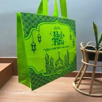 Tas spunbond lebaran box bag 35x40x12cm tas lebaran bawah kotak tote bag lebaran